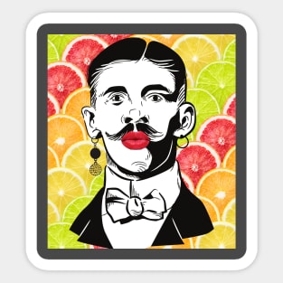 A Vintage Gentleman Sticker